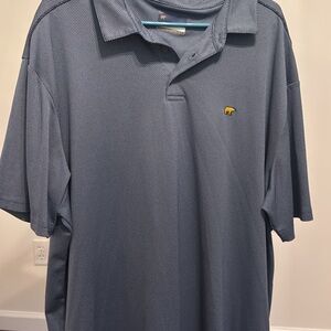 Classic Blue Polo Shirt with Embroidered Logo